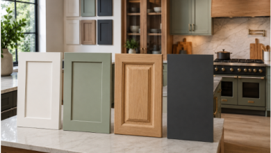 How Cabinet Door Profiles and Colors Shape Kitchen Design