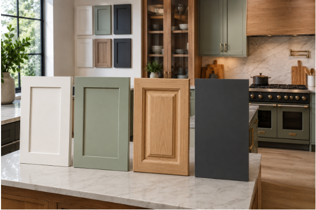 How Cabinet Door Profiles and Colors Shape Kitchen Design